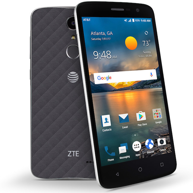 новый огромный смартфон zte на android